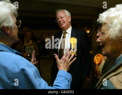 Allgemeine Wahl-Kampagne 2005 - Liberal-Demokraten Wahlkampf Stockfoto