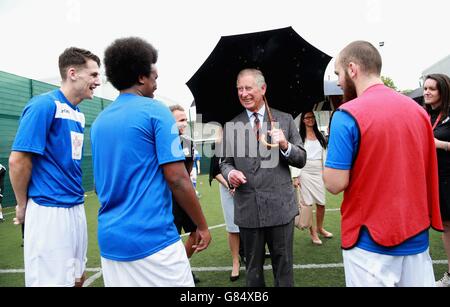 Königlicher Besuch in Wales - Tag1 Stockfoto