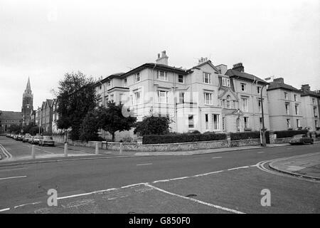 Das Königliche Hoheit Prinzessin Christian's Hospital in Windsor, wo sich Premierministerin Margaret Thatcher von einer Augenoperation erholt. Stockfoto