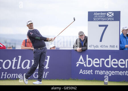 Golf - Scottish Open - Tag drei - Gullane Golfclub Stockfoto