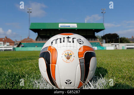 Fußball - Pre Season freundlich - Blyth Spartans V Blackpool - Croft Park Stockfoto