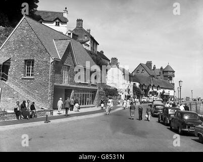 Lynmouth in Devon, sechs Jahre nach den Überschwemmungen, die die kleine Stadt verwüstet haben. Stockfoto