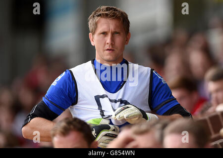 Fußball - vor der Saison freundlich - Kidderminster Harriers gegen Birmingham City - Aggborough Stadium. Tomasz Kuszczak, Torhüter der Stadt Birmingham Stockfoto