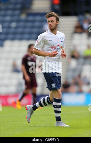 Fußball - vor der Saison freundlich - Preston North End V Heart of Midlothian - Deepdale. Will Keane, Preston North End. Stockfoto