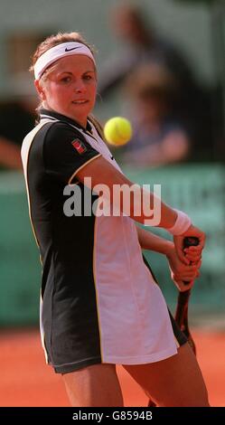 Tennis French Tennis Open. Amanda Coetzer Stockfoto