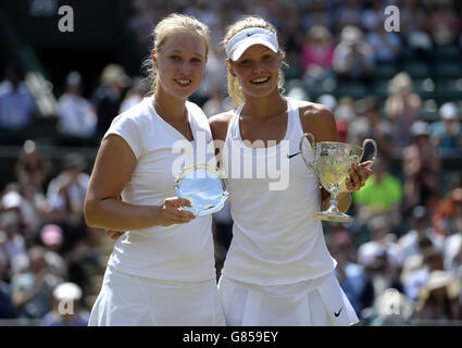 Tennis - Wimbledon Championships 2015 - Tag 12 - der All England Lawn-Tennis and Croquet Club Stockfoto