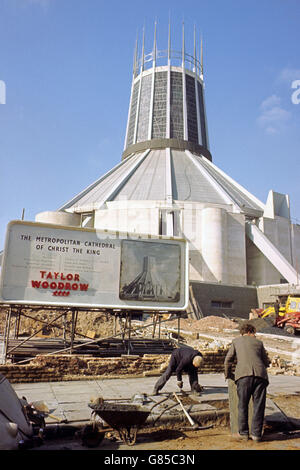 Gebäude und Wahrzeichen - Liverpool Kathedrale Stockfoto