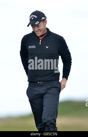 Golf - The Open Championship 2015 - Tag Zwei - St Andrews. Englands Danny Willett am zweiten Tag der Open Championship 2015 in St Andrews, Fife. Stockfoto