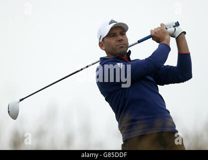 Spaniens Sergio Garcia am fünften Tag der Open Championship 2015 in St Andrews, Fife. Stockfoto