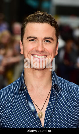 Richard Fleeshman nimmt an der Pressekonferenz von American Idiot Teil - dem preisgekrönten Broadway-Musical des Green Day über drei Freunde, die nach 9/11 Jahren jeweils nach Bedeutung suchen - im Arts Theatre, Great Newport Street, London. Stockfoto