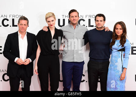 Man From U.N.C.L.E Photocall - London Stockfoto