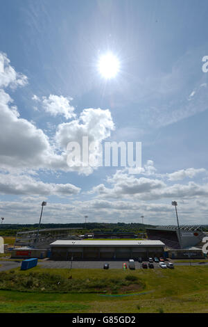 Fußball - vor der Saison freundlich - Northampton Town / Derby County - Sixfields. Eine allgemeine Ansicht des Sixfields Stadions Stockfoto