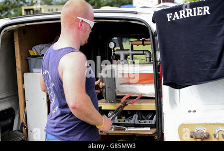 Essex-schwere Pferde-Show - London Stockfoto