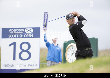 Golf - Scottish Open - Tag zwei - Gullane Golfclub Stockfoto