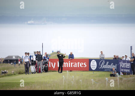 Golf - Scottish Open - Tag zwei - Gullane Golfclub Stockfoto