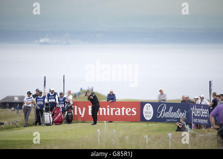 Golf - Scottish Open - Tag zwei - Gullane Golfclub Stockfoto