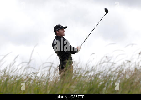 Golf - The Open Championship 2015 - Tag 1 - St Andrews. Der US-amerikanische Jimmy Walker schlägt ab Stockfoto