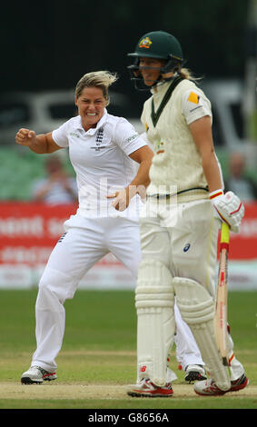 -Frauen Asche Test - England V Australien - Tag 3 - The Spitfire Cricketplatz Stockfoto