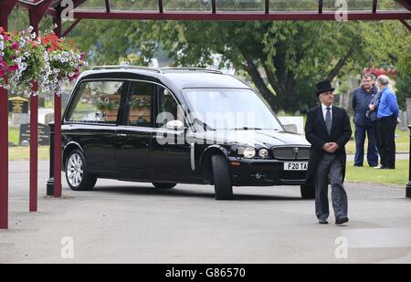 George Cole Beerdigung Stockfoto