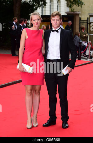 Thomas Howes bei einem BAFTA Tribute-Abend für Downton Abbey im Richmond Theatre, London. DRÜCKEN Sie VERBANDSFOTO. Bilddatum: Dienstag, 11. August 2015. Bildnachweis sollte lauten: Ian West/PA Wire Stockfoto