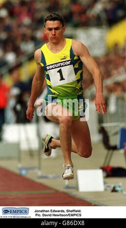 Leichtathletik - Securicor Spiele, Sheffield Stockfoto