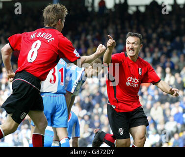 Fußball - FA Barclays Premiership - Blackburn Rovers gegen Fulham - Ewood Park Stockfoto