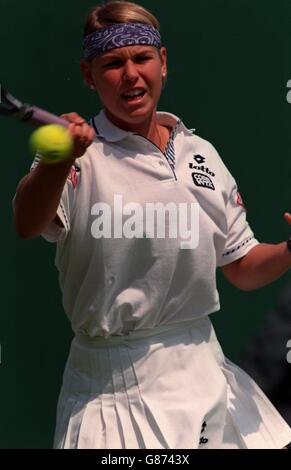 Tennis - Wimbledon Tennis Damen Stockfoto