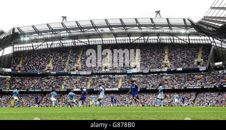 Fußball - Barclays Premier League - Manchester City V Chelsea - Etihad Stadium Stockfoto