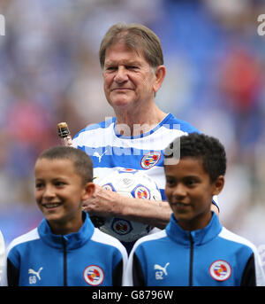 Fußball - Sky Bet Championship - Reading gegen Leeds United - Madejski Stadium. Reading's Co-Chairman, Sir John Madejski OBE Stockfoto