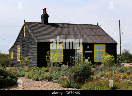 Das Dungeness Estate in Kent, das als die einzige Wüste Großbritanniens beschrieben wurde, steht nun für £1.5 Millionen zum Verkauf. Stockfoto