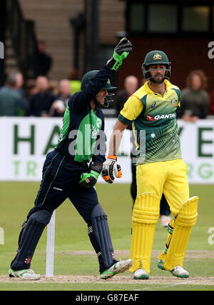 Cricket - eines Tages International - Irland / Australien - Zivildienst Cricket Club Stockfoto