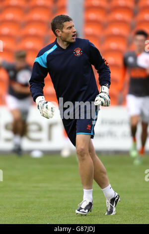 Soccer - Sky Bet League One - Blackpool / Burton Albion - Bloomfield Road. Blackpool Torhüttscher Steve Banks Stockfoto