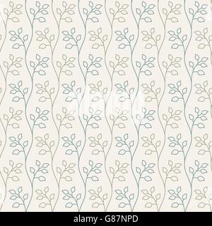 Nahtlose Blumenmuster. Stock Vektor