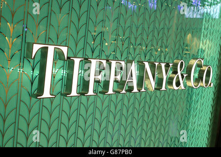 Duty Free shopping Tiffany Sydney International Airport Stockfoto