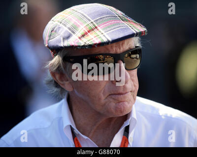 Sir Jackie Stewart beim Großen Preis von Italien 2015 in Monza, Italien. DRÜCKEN SIE VERBANDSFOTO. Bilddatum: Sonntag, 6. September 2015. Siehe PA Story AUTO Italienisch. Bildnachweis sollte lauten: David Davies/PA Wire. EINSCHRÄNKUNGEN: Kommerzielle Nutzung mit vorheriger Zustimmung der Teams. Stockfoto