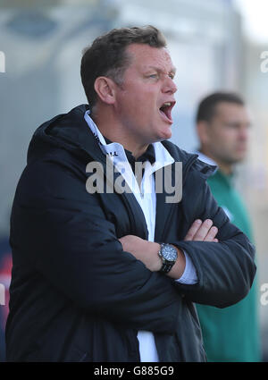 Fußball - UEFA Euro unter 21 WM - Qualifikation - Gruppe drei - Nordirland V Schottland - Mourneview Park Stockfoto