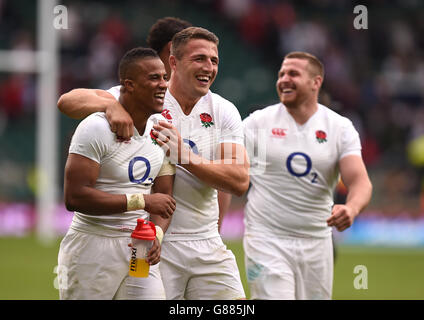 Rugby-Union - WM Warm Up Spiel - England / Irland - Twickenham Stadium Stockfoto