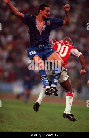 Fußball - Argentinien / Uraguay, Finale der Jugendweltmeisterschaft. Lionel Scaloni, Argentinien Stockfoto