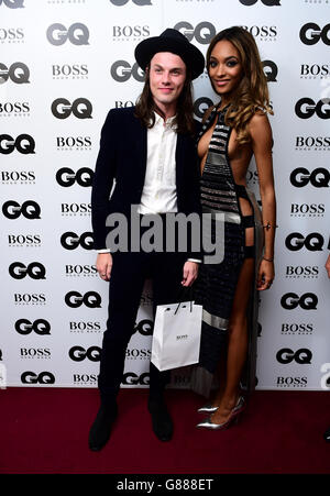 James Bay und Jourdan Dunn bei den GQ Men of the Year Awards 2015 im Royal Opera House, London. DRÜCKEN Sie VERBANDSFOTO. Bilddatum: Dienstag, 8. September 2015. Siehe PA Story SHOWBIZ GQ. Bildnachweis sollte lauten: Ian West/PA Wire Stockfoto