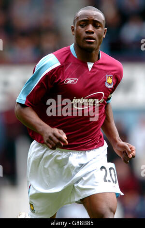 Fußball - Coca-Cola Football League Championship - Play-Off-Halbfinale - West Ham United gegen Ipswich Town - Upton Park. Nigel Reo-Coker, West Ham United Stockfoto