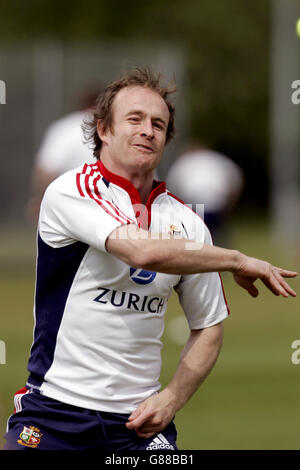 Rugby Union - British & Irish Lions gegen Argentinien - Training - University of Glamorgan. Denis Hickie von British & Irish Lions während des Trainings Stockfoto