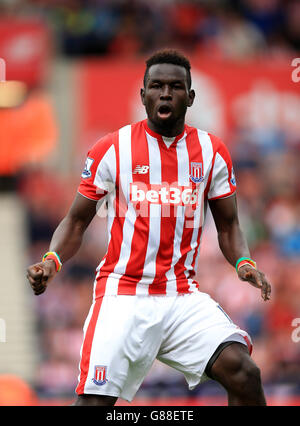 Fußball - Barclays Premier League - Stoke City / West Bromwich Albion - The Britannia Stadium. Mame Biram Diouf von Stoke City Stockfoto