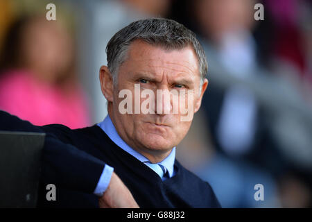 Fußball - Sky Bet League One - Burton Albion gegen Coventry City - Pirelli Stadium. Tony Mowbray, Manager von Coventry City Stockfoto