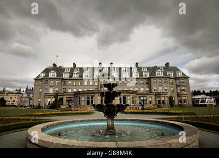 G8-Gipfel Vorbereitungen - Gleneagles Hotel Stockfoto