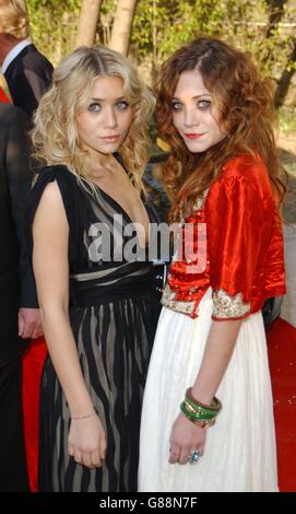 Cannes Film Festvial 2005 - Party der American Foundation for AIDS Research (amfAR) - Le Moulin de Mougins. Mary-Kate und Ashley Olsen. Stockfoto