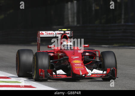 Motorsport - Formel-1-Weltmeisterschaft - Großer Preis Von Italien 2015 - Rennen - Monza Circuit. Ferrari's Kimi Räikkönen beim Großen Preis von Italien 2015 in Monza, Italien. Stockfoto