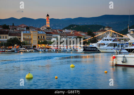 Stadt Crikvenica in Kroatien Stockfoto