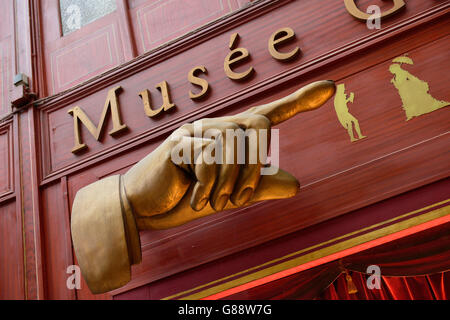 Museum, Musée Grevin Passage Jouffroy, Paris, Frankreich Stockfoto