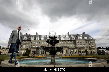 G8-Gipfel Vorbereitungen - Gleneagles Hotel Stockfoto