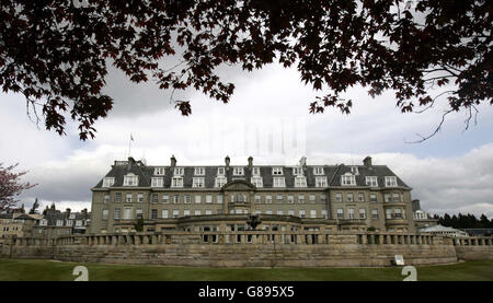 G8-Gipfel Vorbereitungen - Gleneagles Hotel Stockfoto